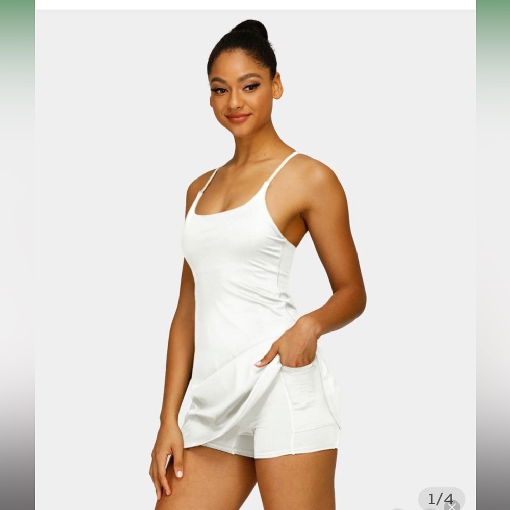 HALARA - Everyday Dress. White. Size L. NWT.